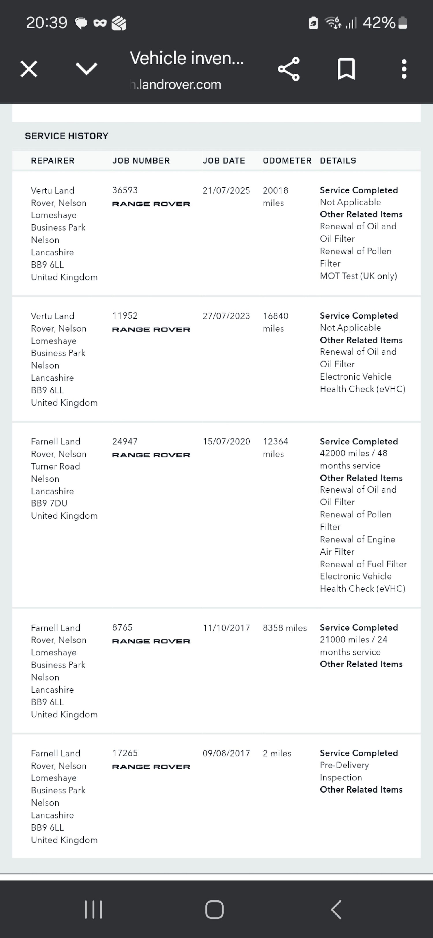 Used Land Rover Range Rover Evoque for sale - 78127977: Photo 33