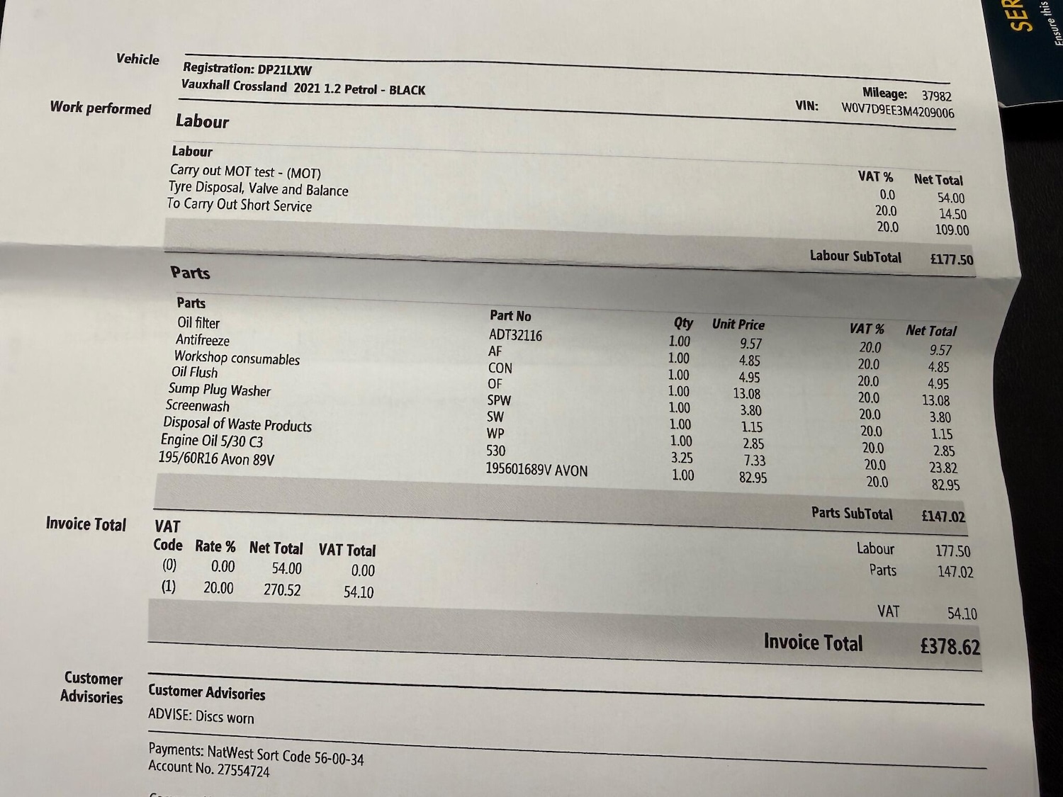 Used Vauxhall Crossland 2021 for sale - 76899060: Photo 24