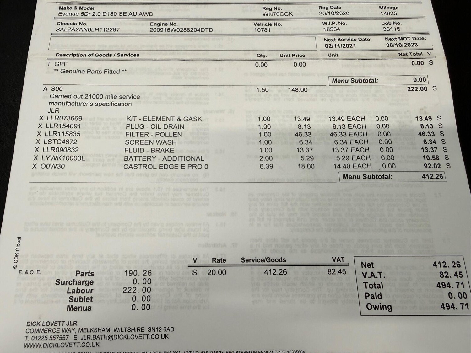 Used Land Rover Range Rover Evoque 2020 for sale - 77344962: Photo 27