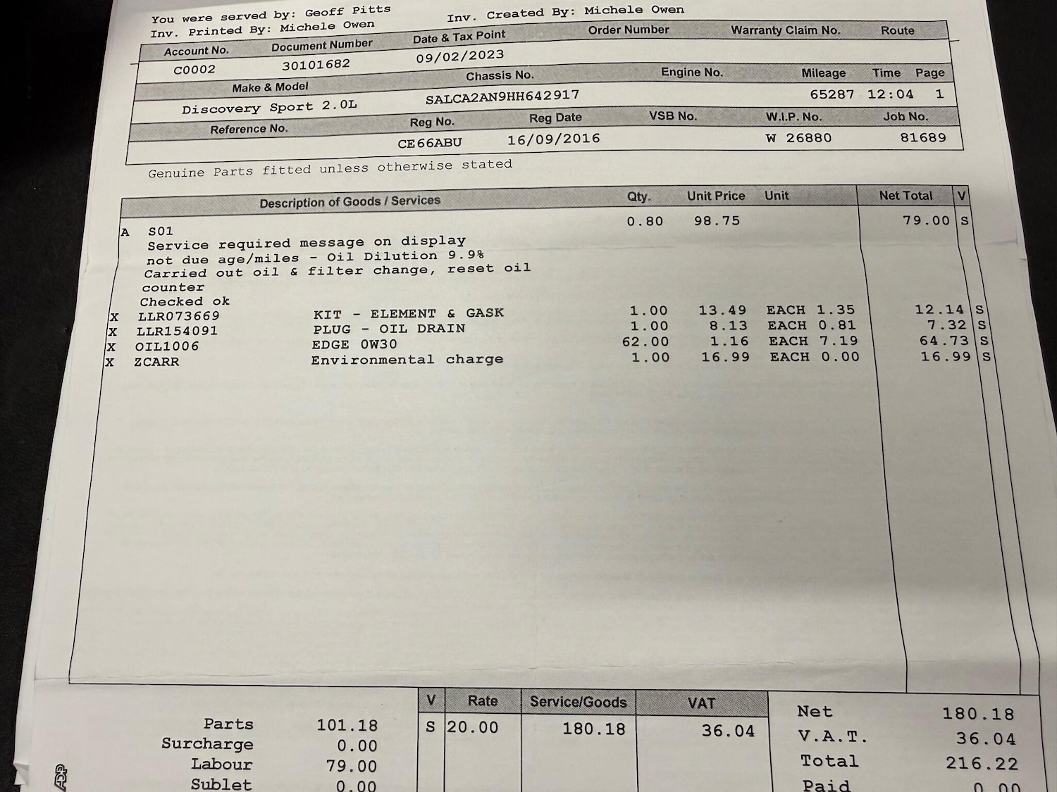 Used Land Rover Discovery Sport 2016 for sale - 76926480: Photo 27