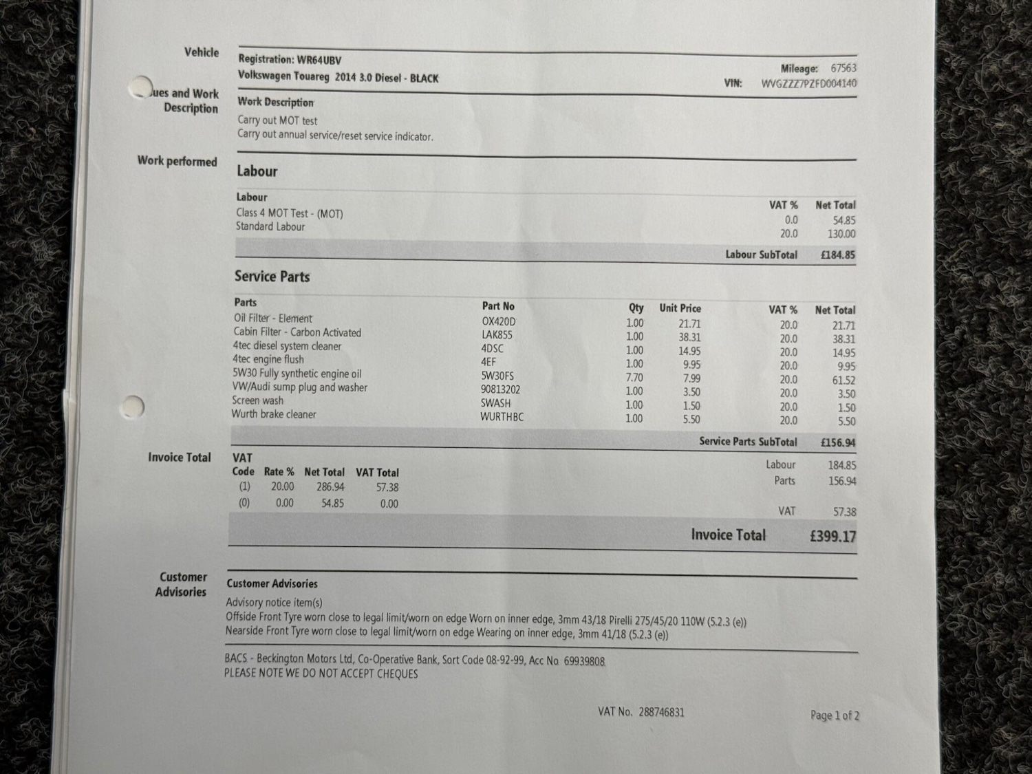 Used Volkswagen Touareg 2014 for sale - 77291057: Photo 29