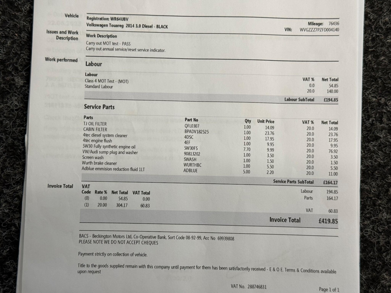Used Volkswagen Touareg 2014 for sale - 77291057: Photo 30