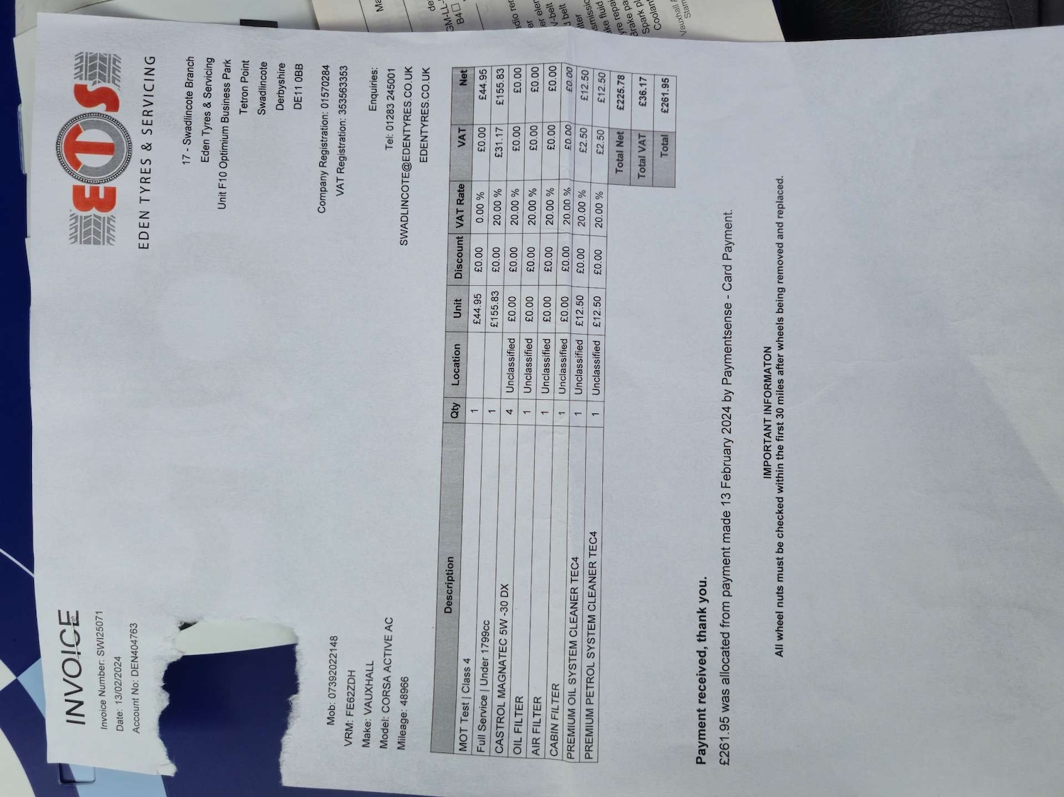 Used Vauxhall Corsa 2012 for sale - 76836431: Photo 39