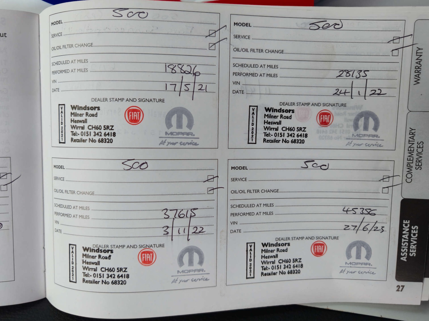 Used Fiat 500 2019 for sale - 76602008: Photo 39