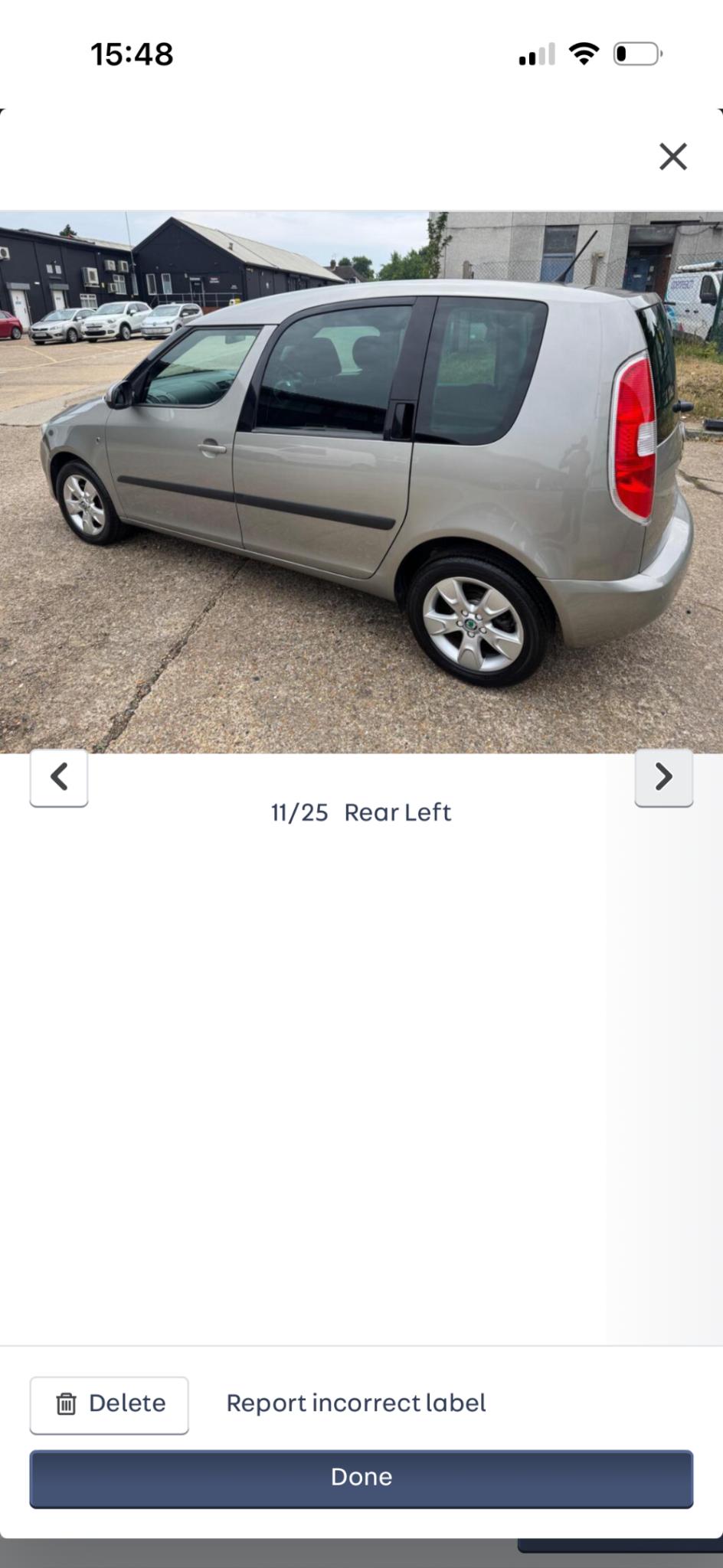 Used Skoda Roomster 2011 for sale - 77459731: Photo 2