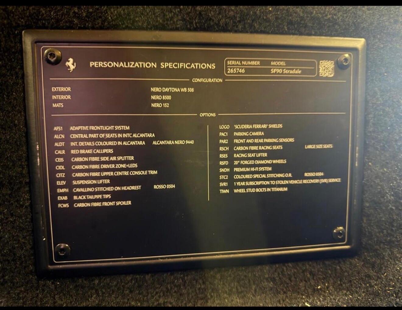Used Ferrari SF90 Stradale 2021 for sale - 78204577: Photo 9