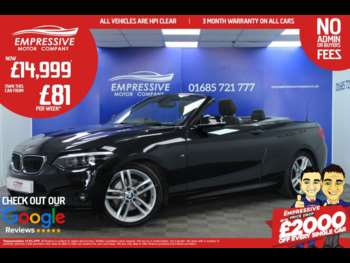 2018 (68) - 2.0 220i M Sport Convertible 2dr Petrol Auto Euro 6 (s/s) (184 ps)