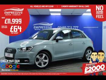 2018 (18) - 1.4 TFSI Sport Sportback 5dr Petrol Manual Euro 6 (s/s) (Nav) (125 ps)