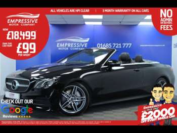 2017 (67) - 2.0 E220d AMG Line Cabriolet 2dr Diesel G-Tronic+ Euro 6 (s/s) (194 ps)