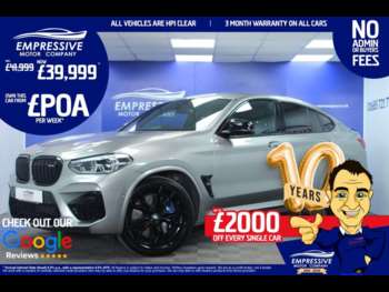 BMW, X4 2019 xDrive X4 M Competition 5dr Step Auto