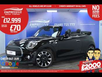 2019 (19) - 1.5 Cooper Exclusive Convertible 2dr Petrol Manual Euro 6 (s/s) (136 ps)