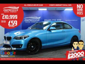 2018 (18) - 1.5 218i Sport Coupe 2dr Petrol Manual Euro 6 (s/s) (136 ps)