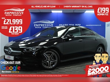 2022 (22) - 1.3 CLA250e 15.6kWh AMG Line (Premium) Coupe 4dr Petrol Plug-in Hybrid 8G-D