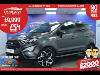 2018 (18) - 1.0T EcoBoost ST-Line SUV 5dr Petrol Manual Euro 6 (s/s) (140 ps)