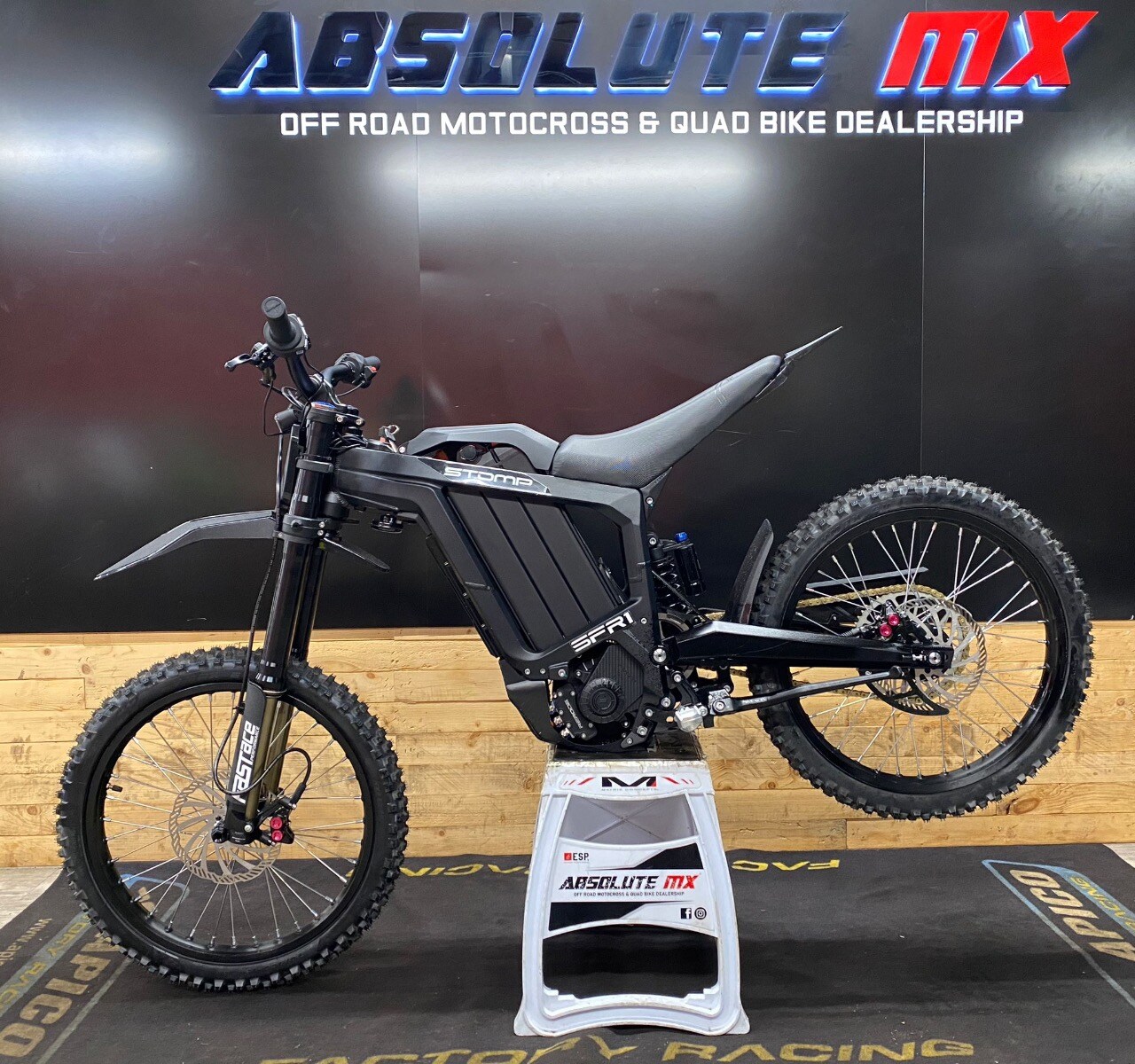 Stomp SFR1 BLACK ELECTRIC DIRT BIKE