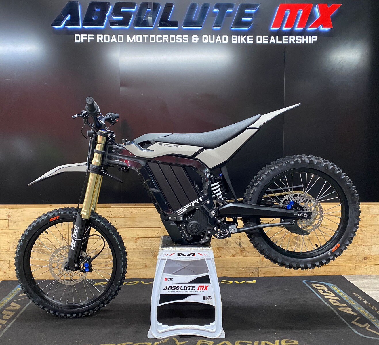 Stomp SFR1+ GREY ELECTRIC DIRT BIKE