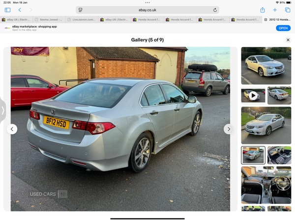 Used Honda Accord 2012 for sale - 77280320: Photo 4