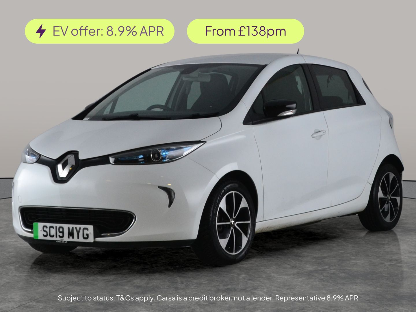 Used Renault Zoe 2019 for sale - 77069637: Photo 1