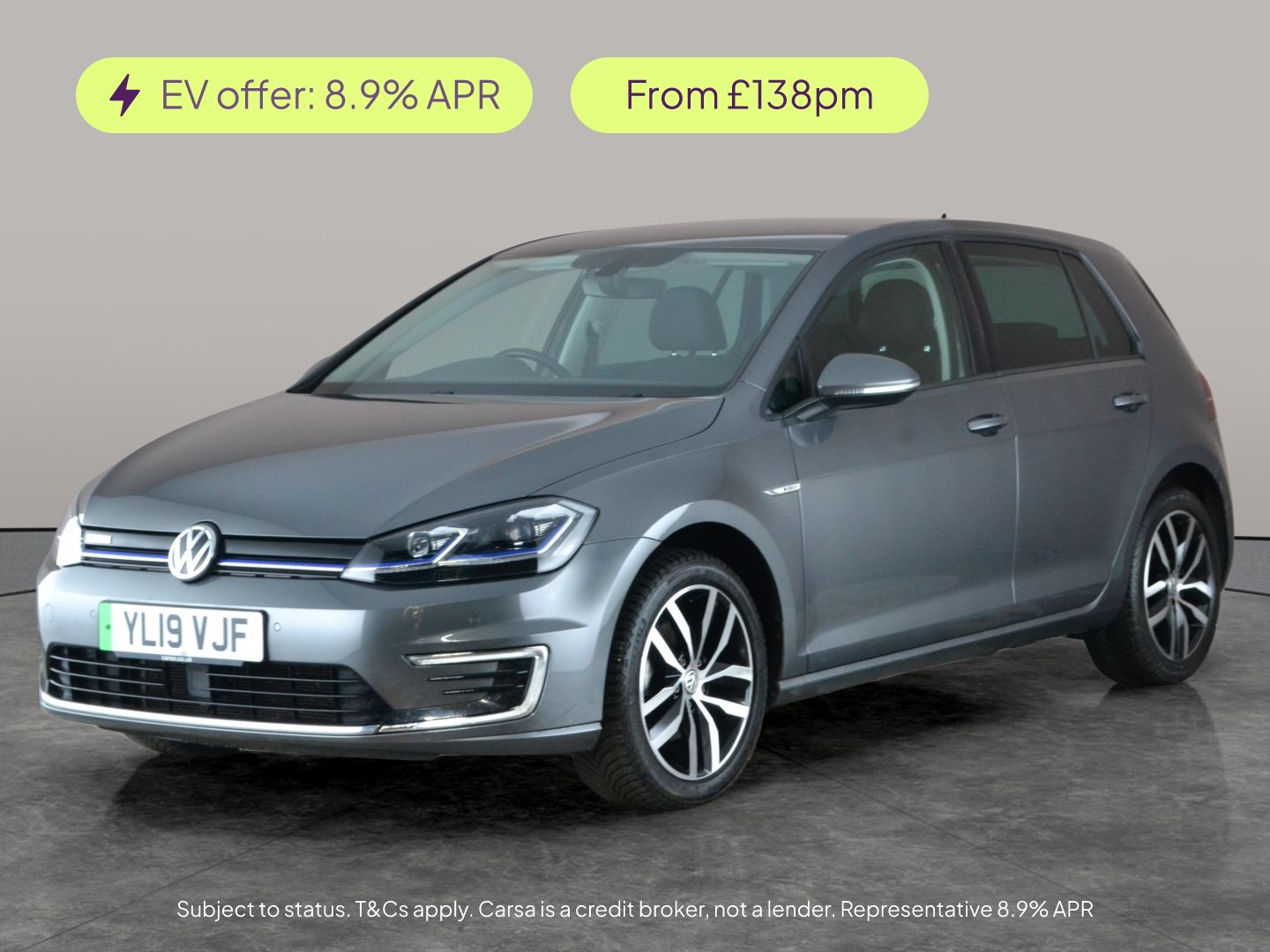 Used Volkswagen Golf 2019 for sale - 77636422: Photo 1