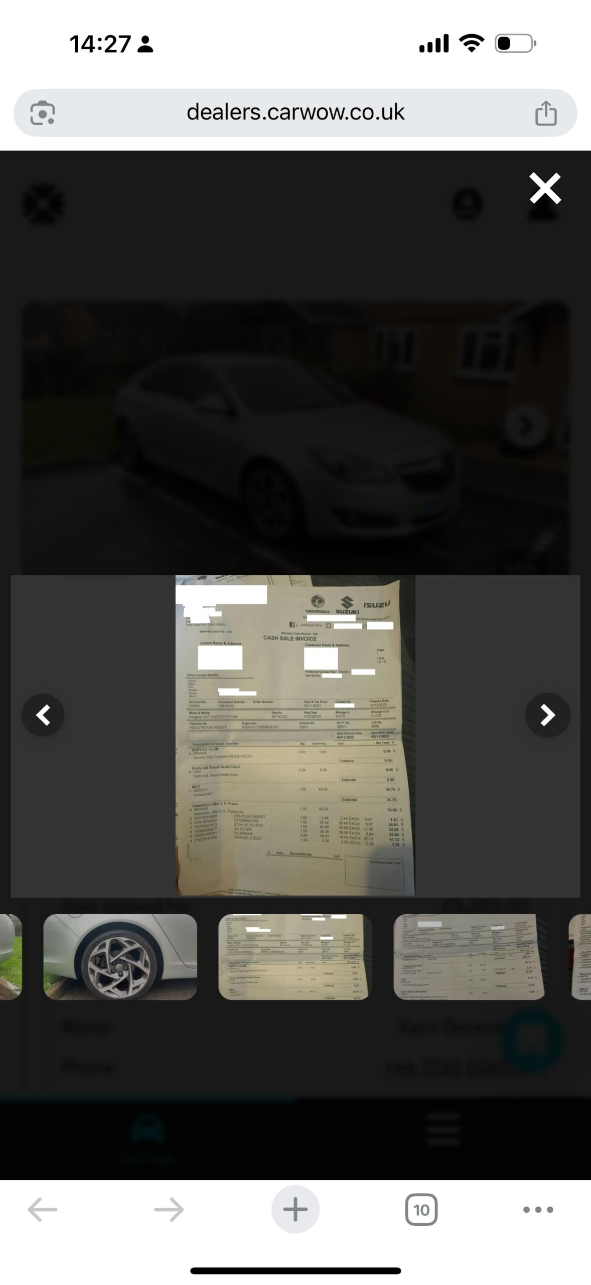 Used Vauxhall Insignia 2016 for sale - 76819696: Photo 6