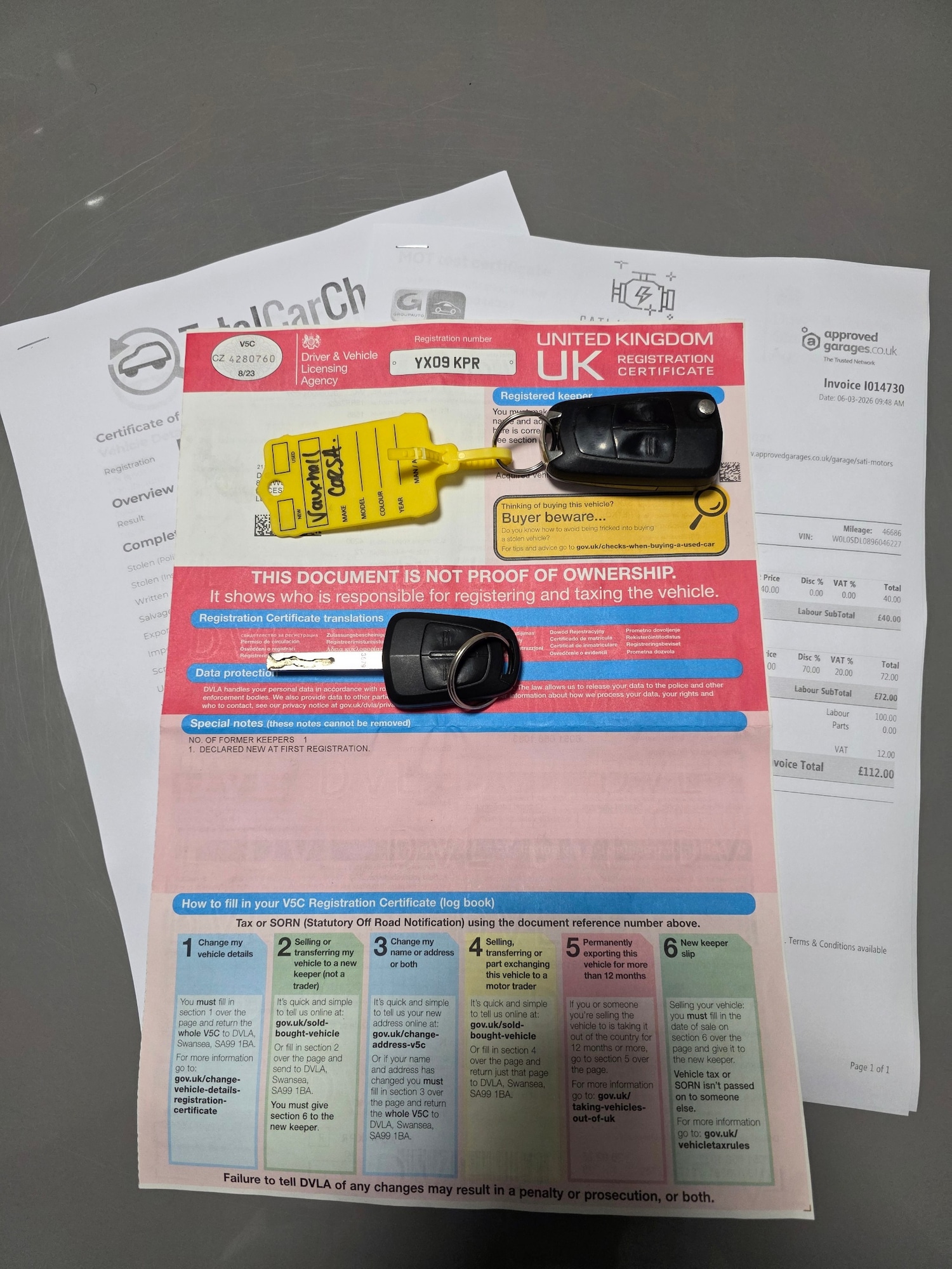 Used Vauxhall Corsa 2009 for sale - 77791350: Photo 24