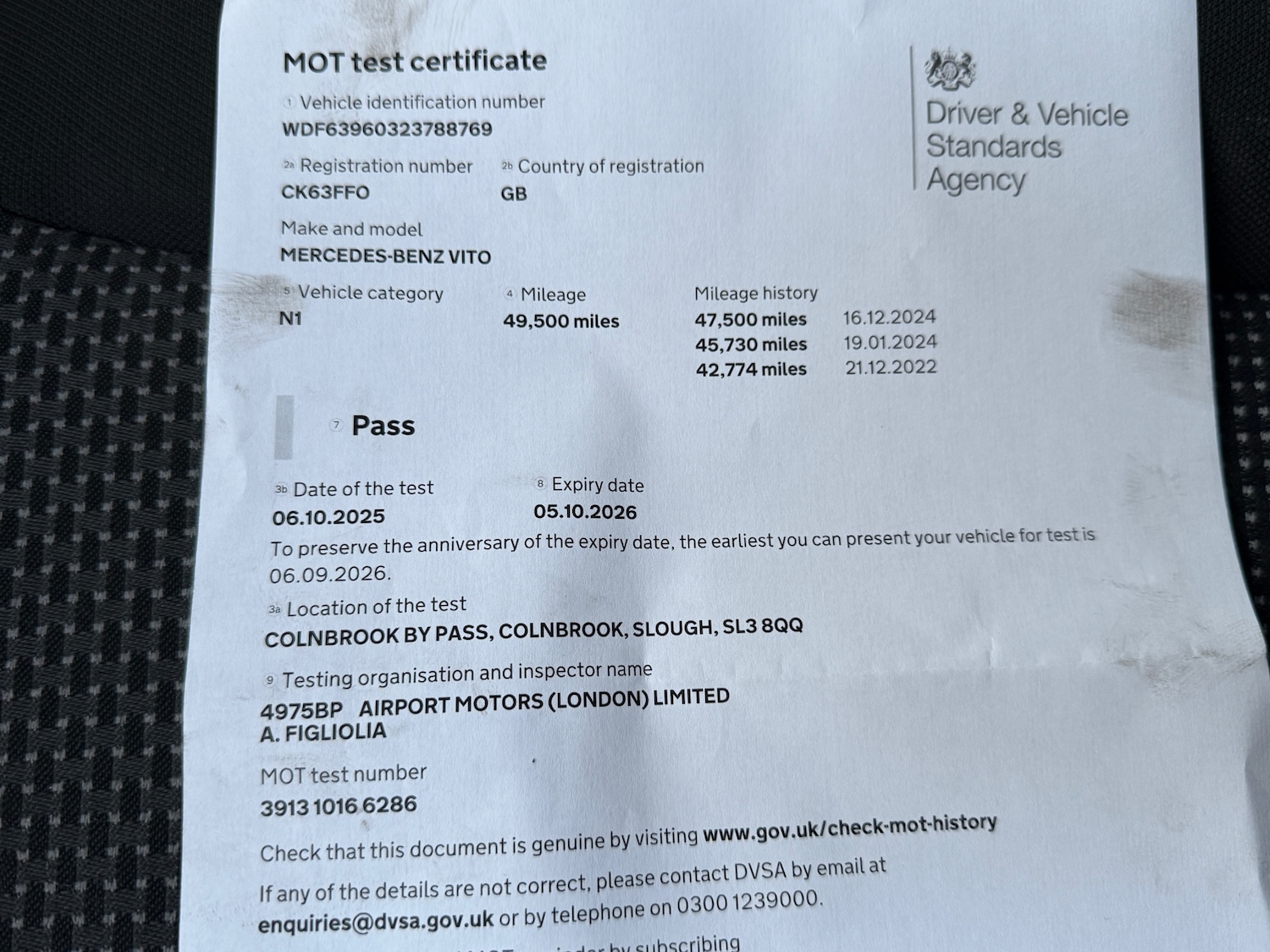 Used Mercedes-Benz Vito 2013 for sale - 76363091: Photo 18