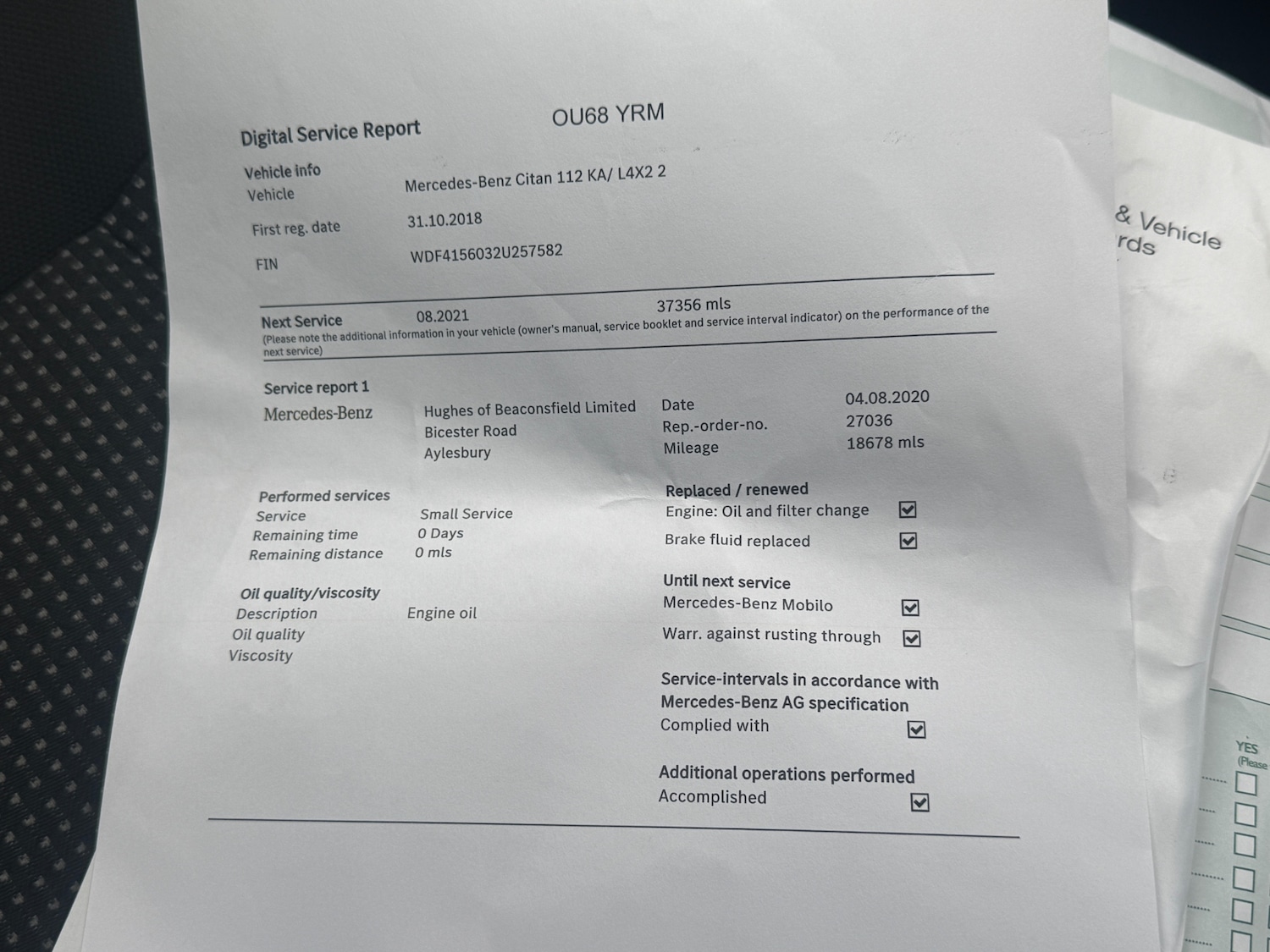 Used Mercedes-Benz Citan 2018 for sale - 76649661: Photo 19