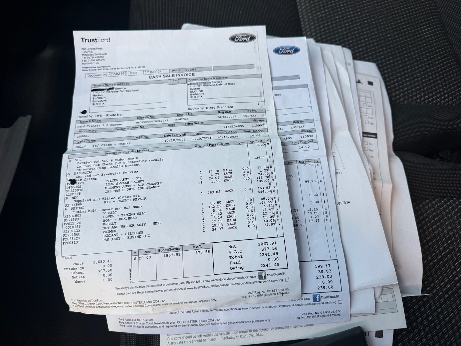 Used Ford Transit Custom 2017 for sale - 77228484: Photo 14