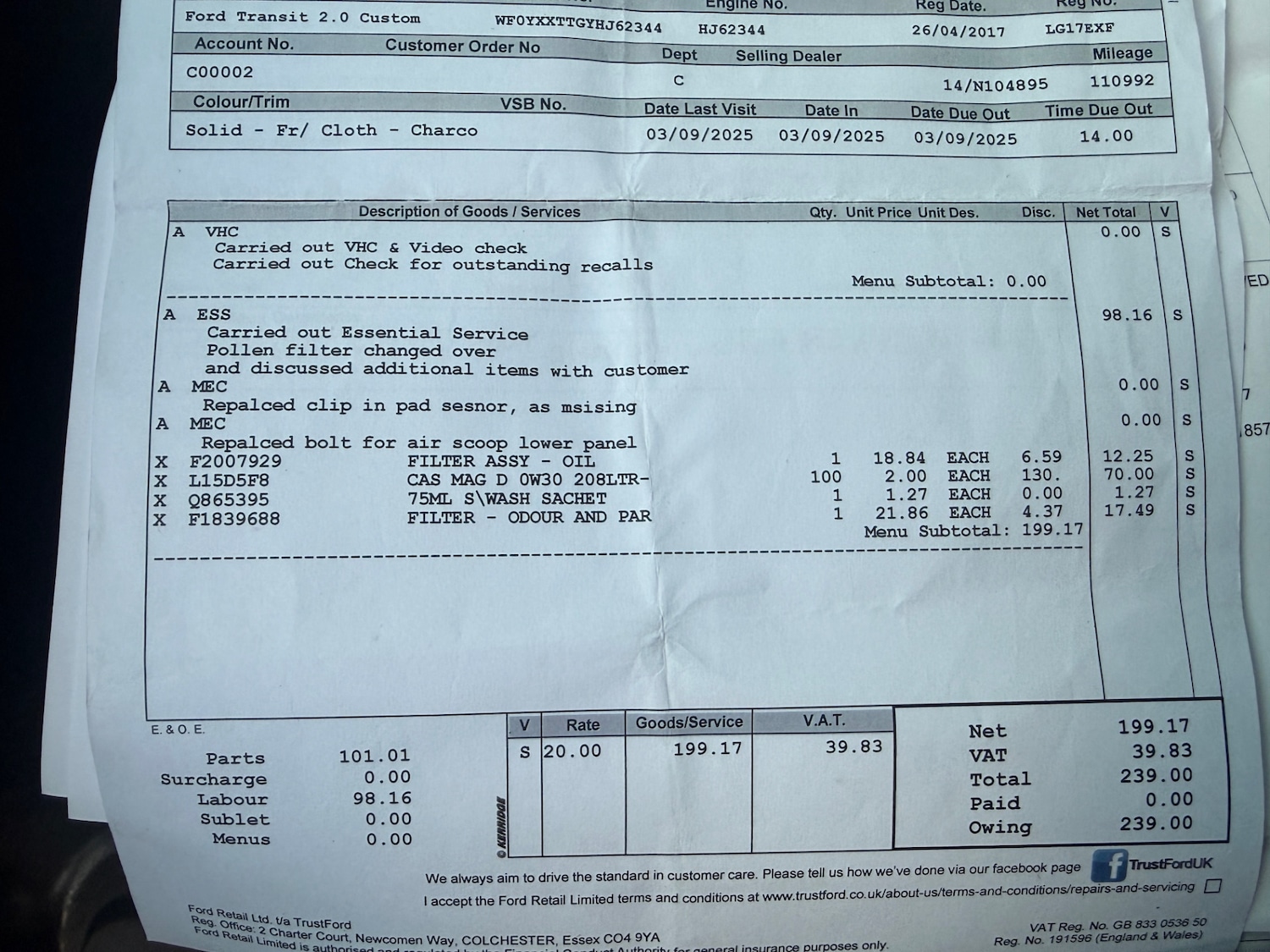 Used Ford Transit Custom 2017 for sale - 77228484: Photo 16