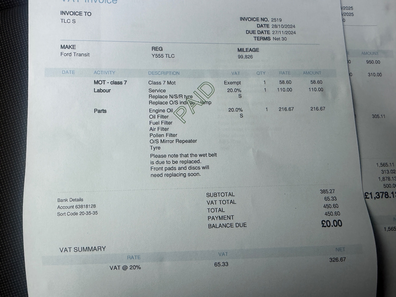 Used Ford Transit 2018 for sale - 77272549: Photo 35