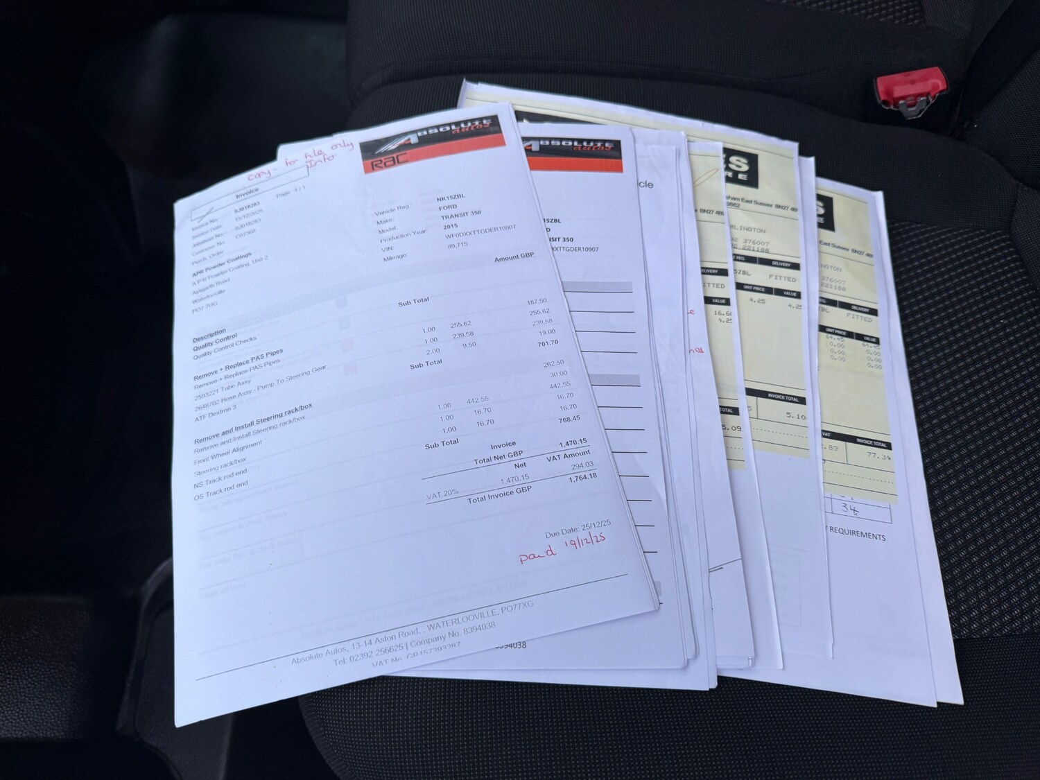 Used Ford Transit 2015 for sale - 77530385: Photo 14