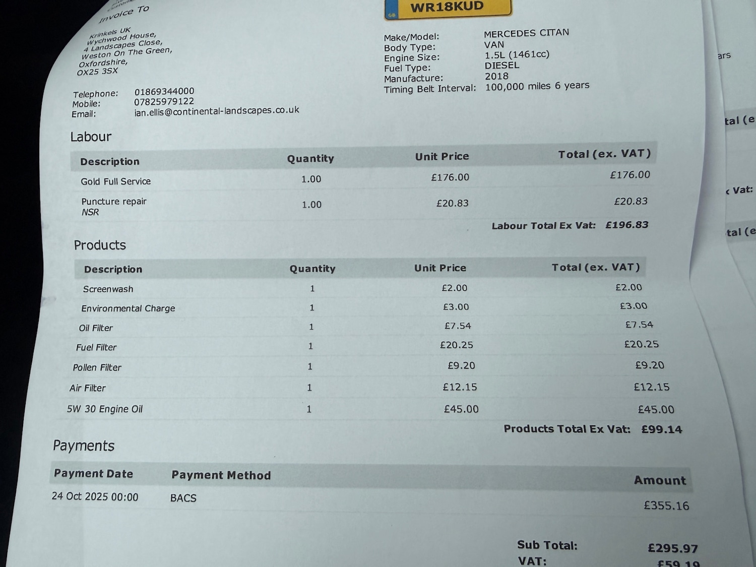 Used Mercedes-Benz Citan 2018 for sale - 77541328: Photo 11