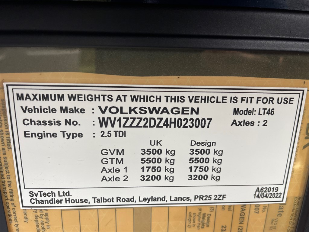 Used Volkswagen LT 2004 for sale - 77614883: Photo 13