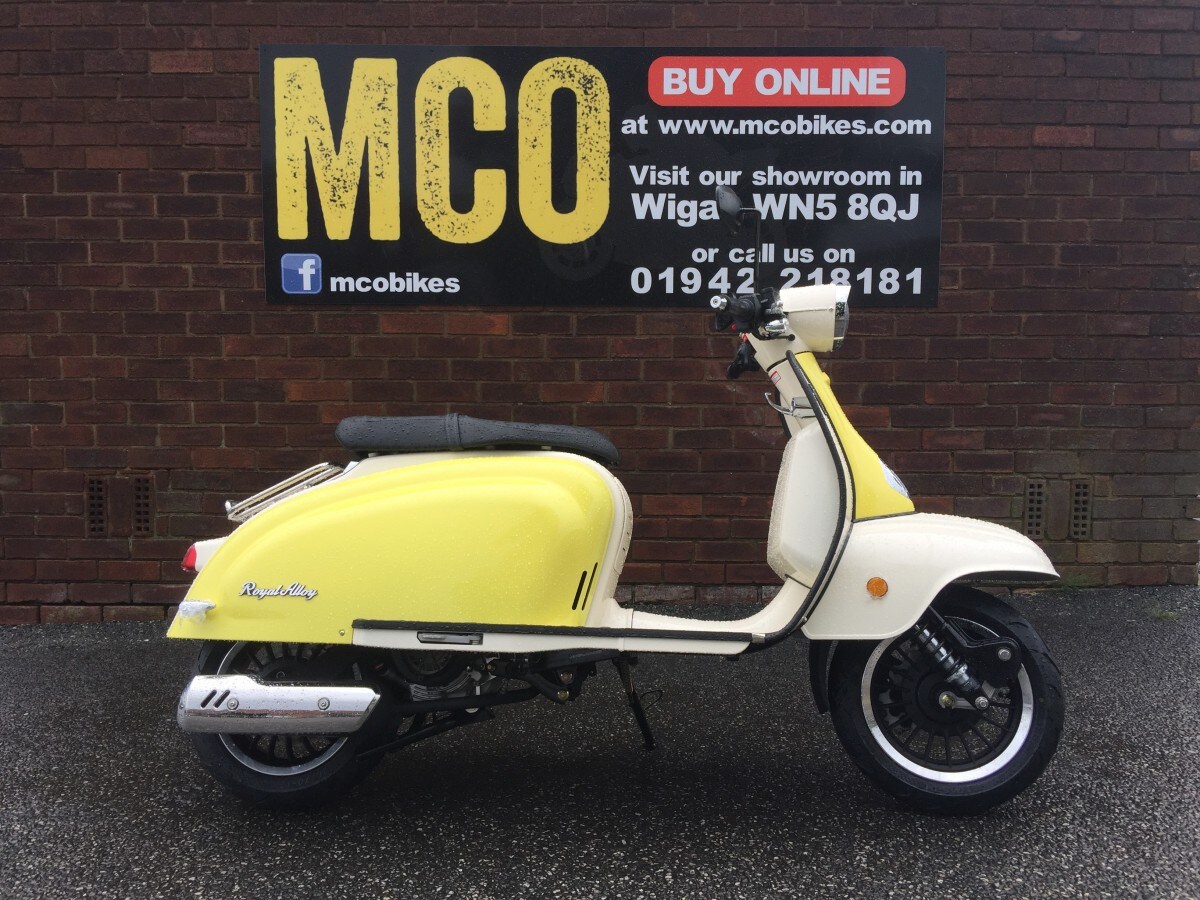 Royal Alloy TG125 AC Pre Reg 74 Plate