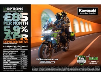 Used Kawasaki Versys 650 GT EX DISPLAY KLE650JSFAN undefined for sale - bike-77865105: Photo