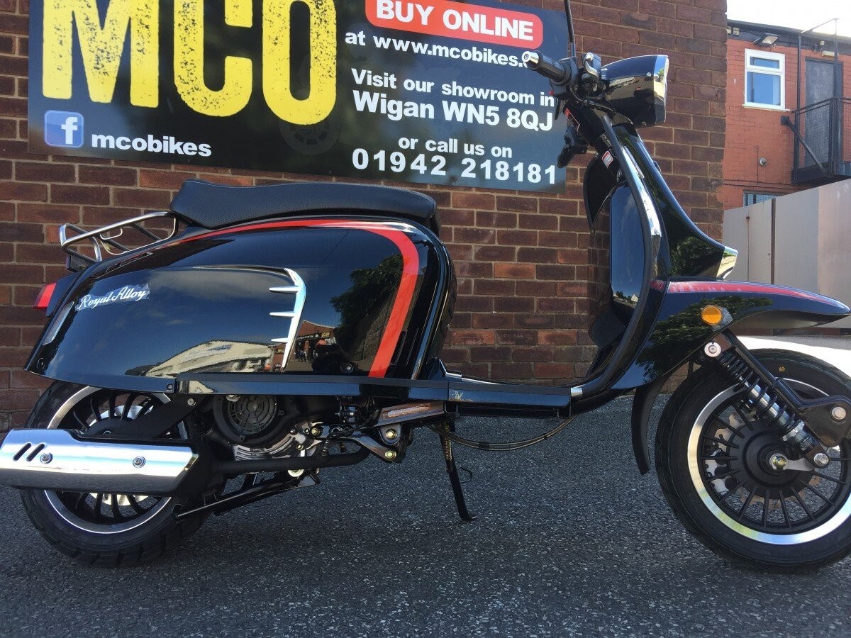 Royal Alloy GT125 AC CBS E5 Pre Reg 74 Plate