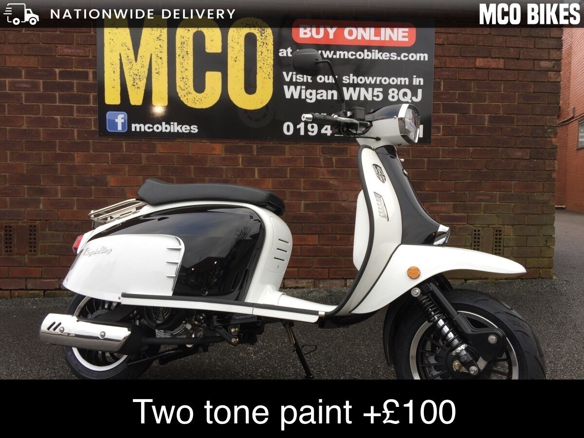 Royal Alloy GT125 AC CBS E5 Pre Reg 74 Plate