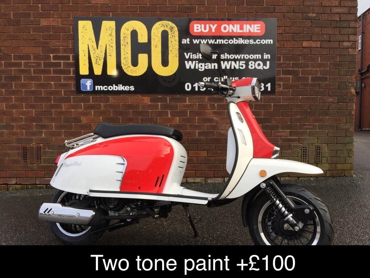 Royal Alloy GT125 AC CBS E5 Pre Reg 74 Plate