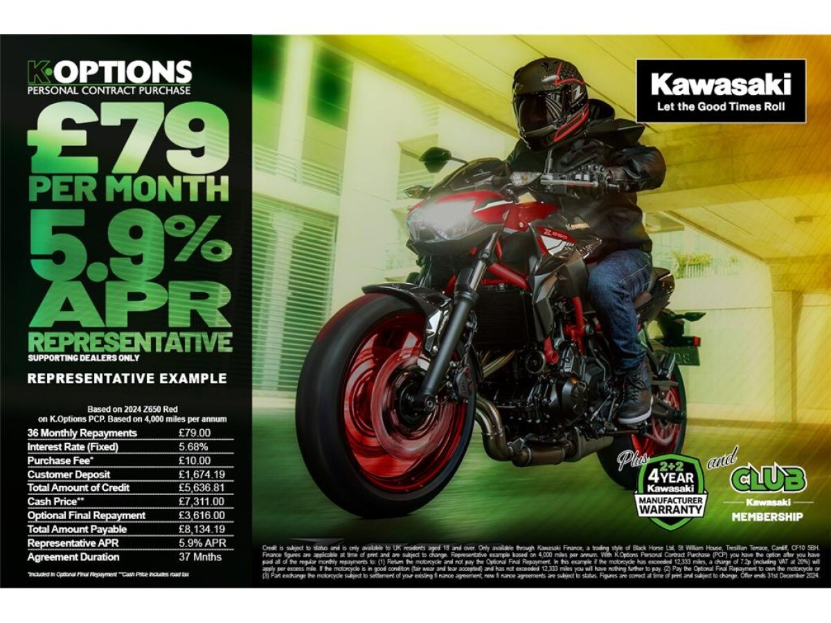 Kawasaki Z650 ER650 SRFNN/SRFAN