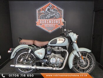 Used Royal Enfield CLASSIC 350 HALCYON GREY undefined for sale - bike-77868711: Photo