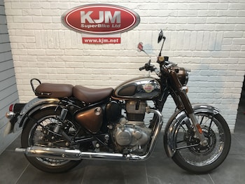 Used Royal Enfield CLASSIC 350 E5 CHROME 2022 for sale - bike-77865880: Photo