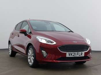 Ford, Fiesta 2021 1.0 EcoBoost Hybrid mHEV 125 Titanium 5dr with Rear Parking Sensors Manual