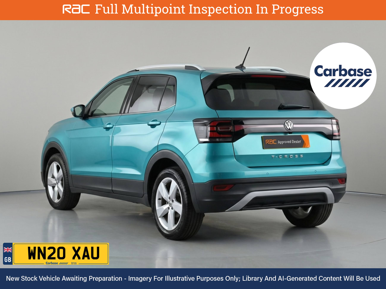 Used Volkswagen T-Cross 2020 for sale - 77297420: Photo 2