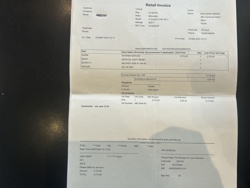 Used Mercedes-Benz C Class 2016 for sale - 76631806: Photo 28