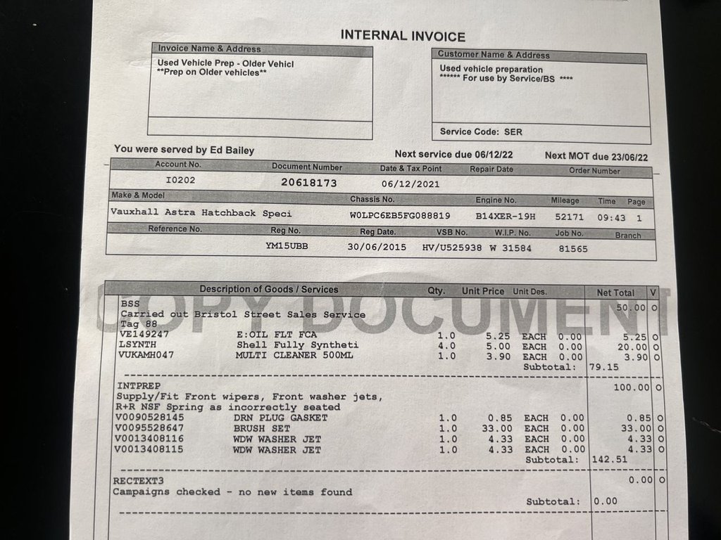 Used Vauxhall Astra 2015 for sale - 76950354: Photo 26