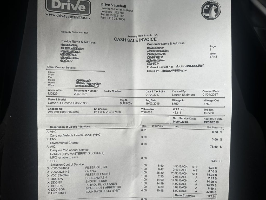 Used Vauxhall Corsa 2015 for sale - 76417347: Photo 26