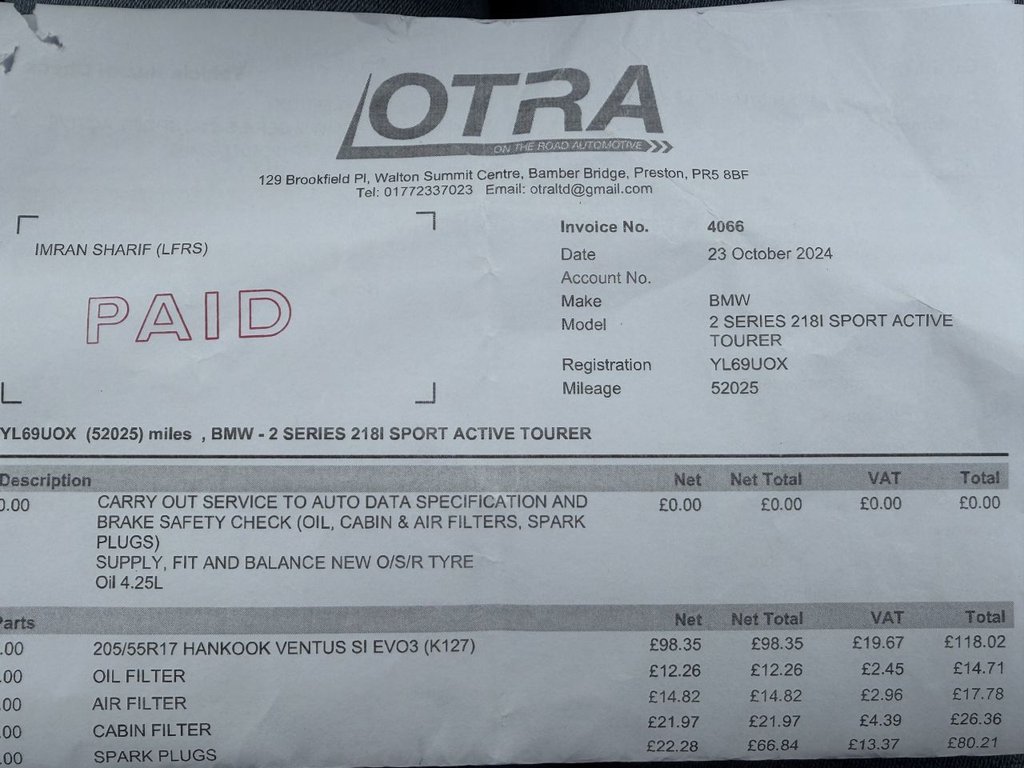 Used BMW 2 Series Active Tourer 2020 for sale - 76356118: Photo 25