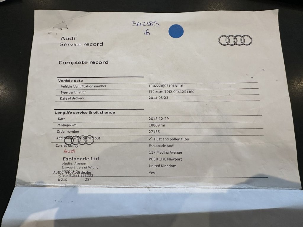 Used Audi TT 2014 for sale - 76985997: Photo 21