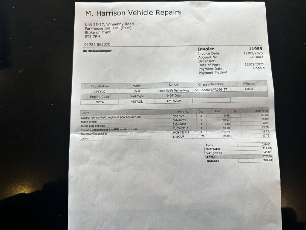 Vehicle 30