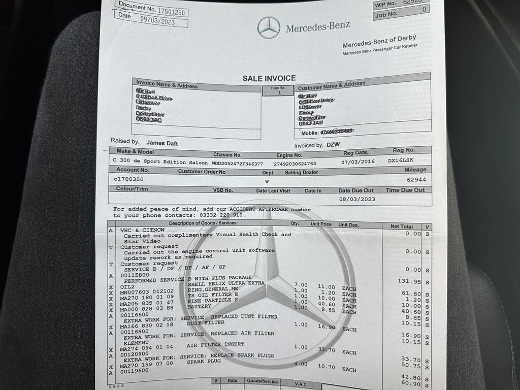 Used Mercedes-Benz C Class 2016 for sale - 76923155: Photo 33